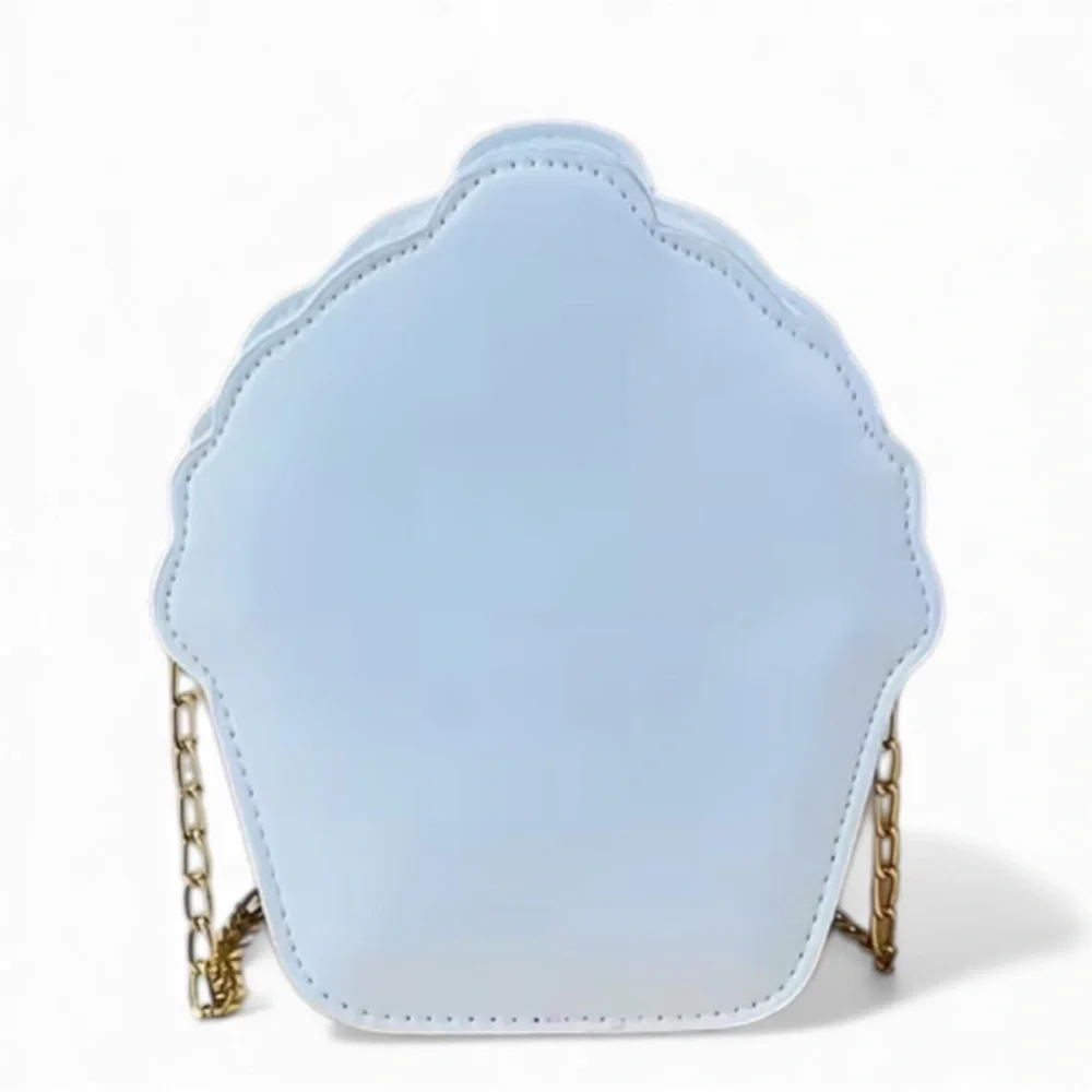 Large Cupcake Shaped Holographic Bag New